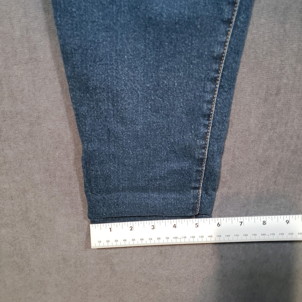Style & Co Jeans Womens 8 Blue Curvy Skinny Leg Distressed Denim Pants - Picture 6 of 10